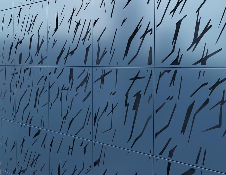 Перфорированные фасадные панели