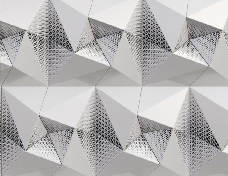 Объёмные панели 3D (Тетраэдр)