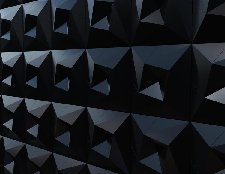 Объёмные панели 3D (Тетраэдр)