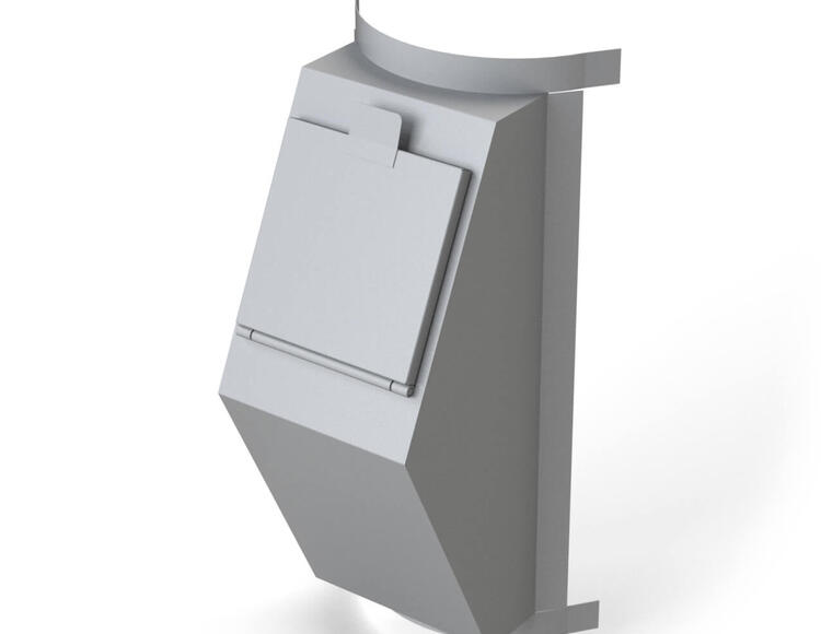 Клапан загрузочный мусоропровода