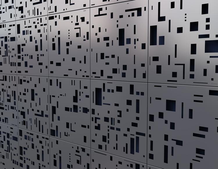 Перфорированные фасадные панели