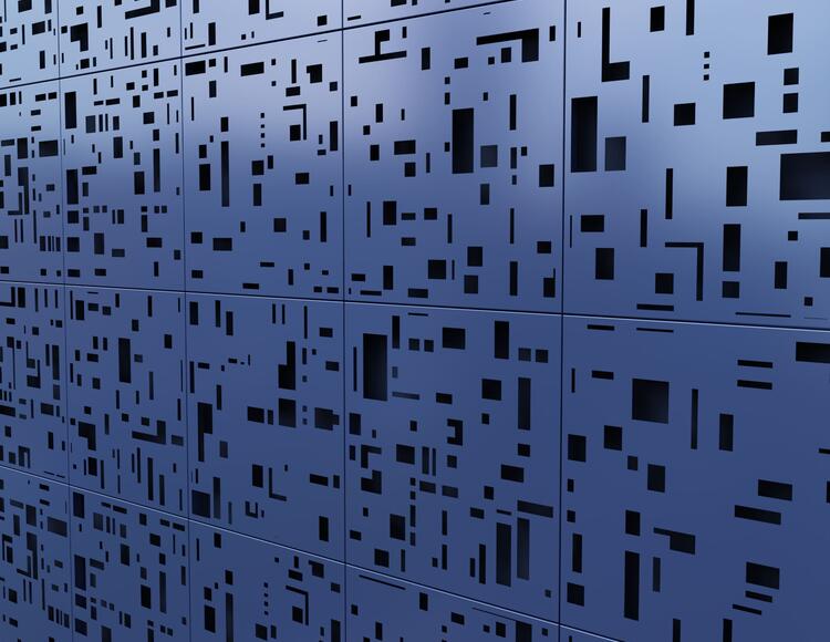 Перфорированные фасадные панели