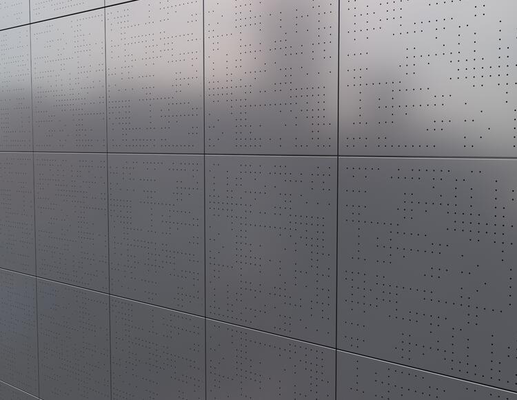 Перфорированные фасадные панели