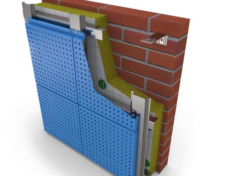Перфорированные фасадные панели