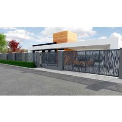 Декоративные металлические панели для забора, ворот и калитки