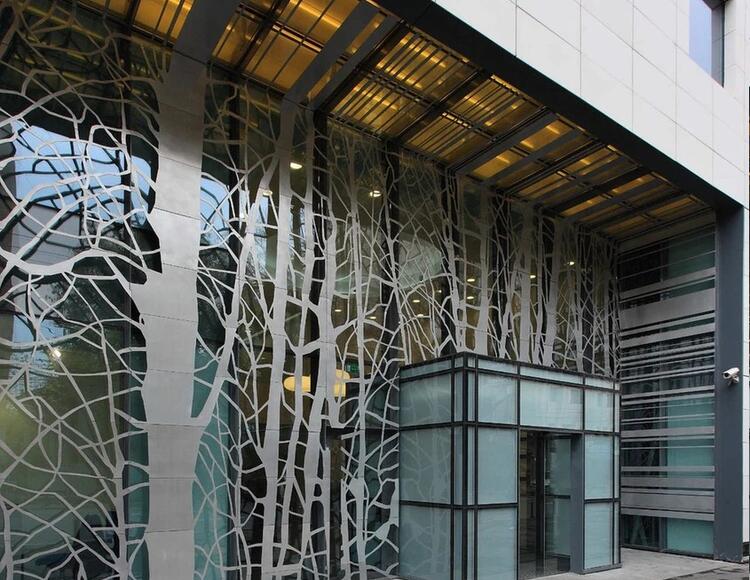 Металлические декоративные перегородки