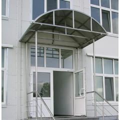 Козырьки и навесы из металла