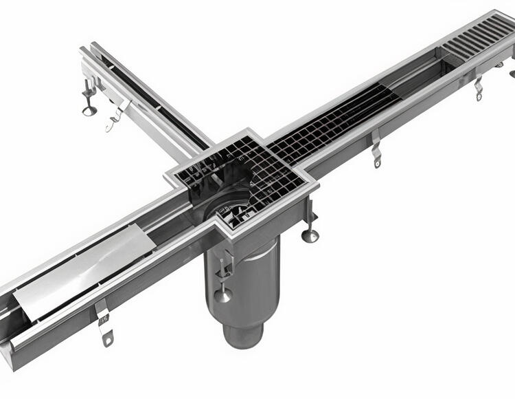 Лотки водоотводные из нержавеющей стали