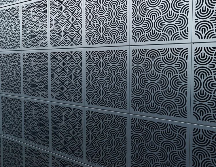 Перфорированные фасадные панели