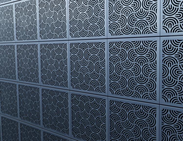 Перфорированные фасадные панели