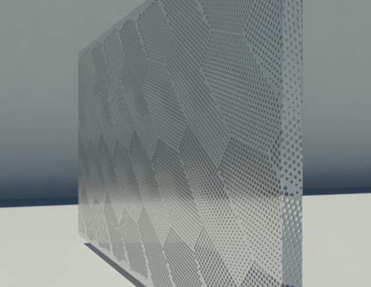 Перфорированные фасадные панели