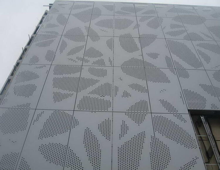 Перфорированные фасадные панели