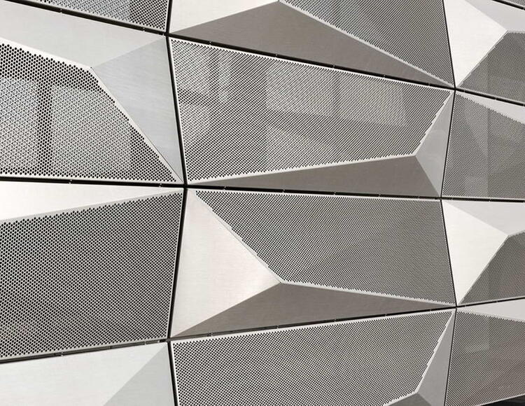 Перфорированные фасадные панели