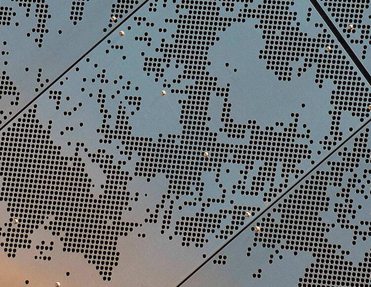 Перфорированные фасадные панели