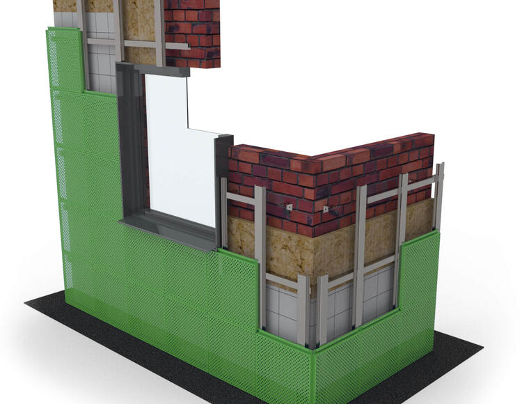 Перфорированные фасадные панели в Минске