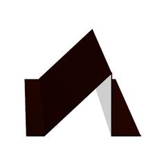 Планка снегозадержателя 95х65х2000 Пэ 0,5